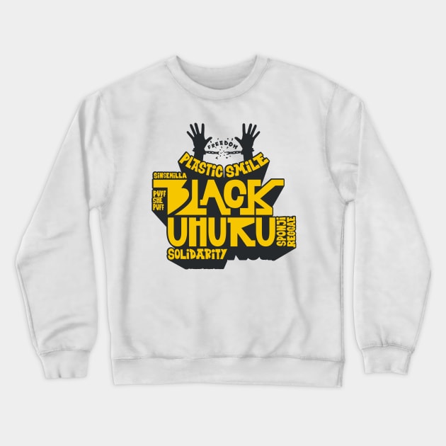 Harmony Echoes: Celebrating the Legacy of Black Uhuru Crewneck Sweatshirt by Boogosh